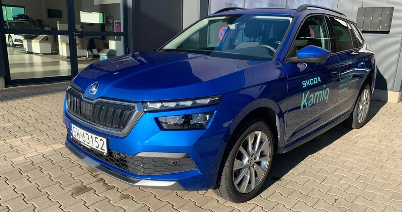 Skoda Kamiq cena 114900 przebieg: 21959, rok produkcji 2023 z Przedbórz małe 46